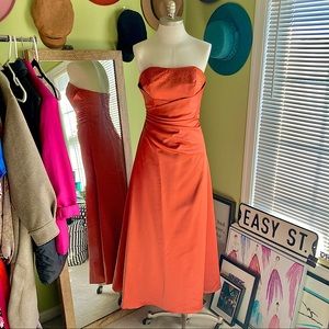 Alfred Angelo Formal Dress in color Burnt Sienna